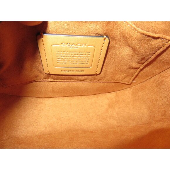 Coach 2023 Morgan Black Pebbled Leather Saddle Bag Crossbody Snakeskin Trim NWOT - Picture 9 of 16